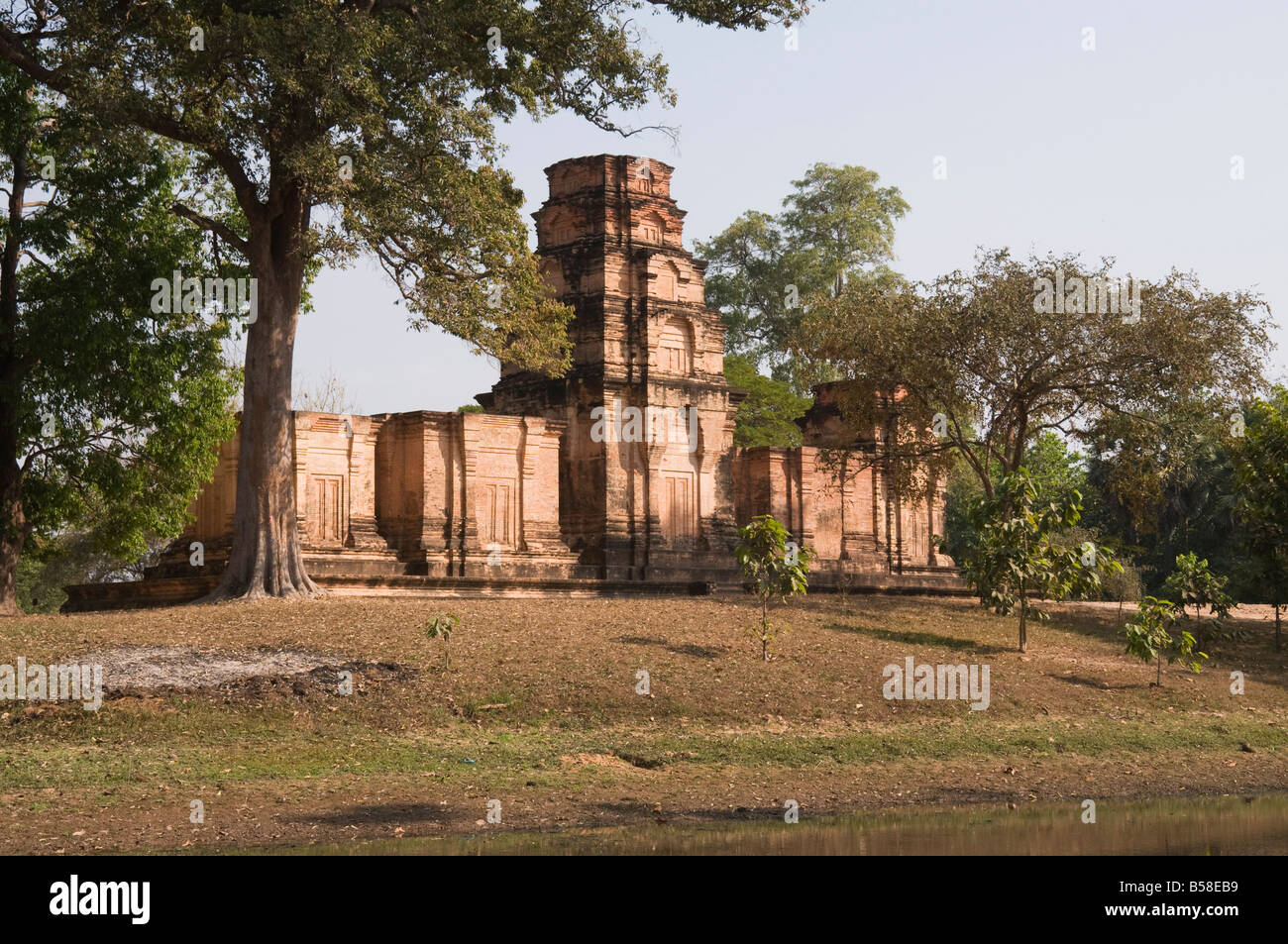 Prasat Kravan Tempel, AD921, Angkor, UNESCO-Weltkulturerbe, Siem Reap, Kambodscha, Indochina, Südost-Asien Stockfoto