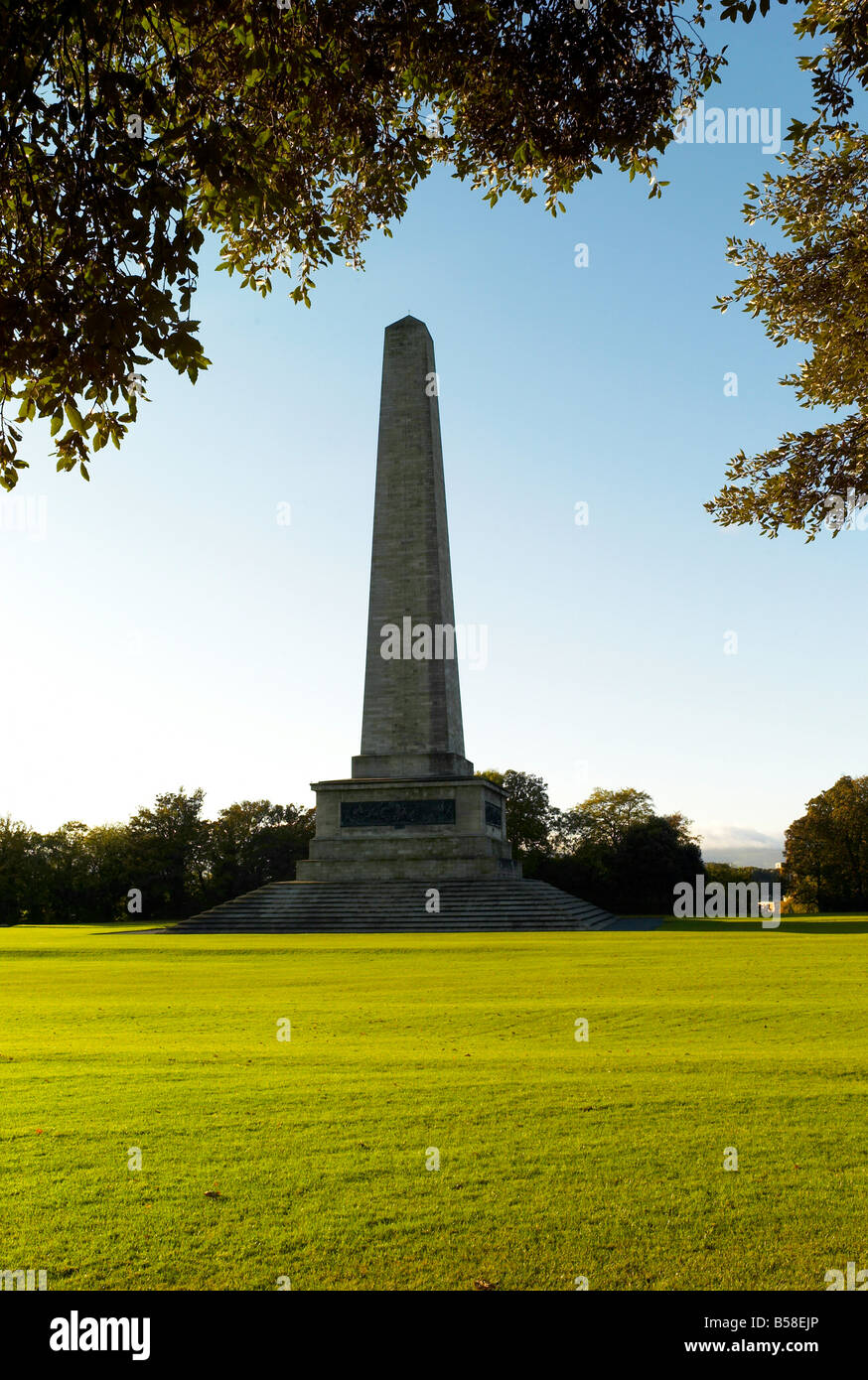 Der Obelisk im Phoenix Park Dublin Irland Stockfoto