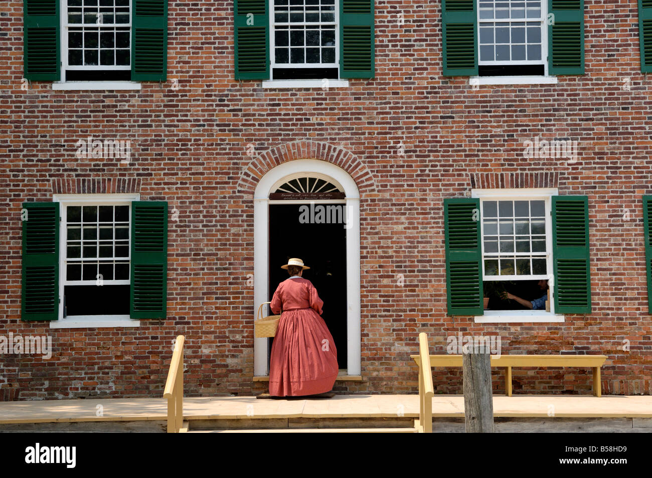 Upper Canada Village, ein Dorf der 1860er Jahre, Heritage Park, Provinz Morrisburg, Ontario, Kanada, Nordamerika Stockfoto
