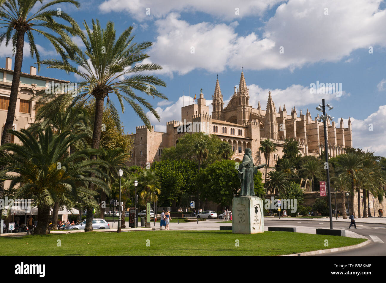 Palma Cathedral, Palma, Mallorca, Spanien. Auch bekannt als Kathedrale La Seu Stockfoto
