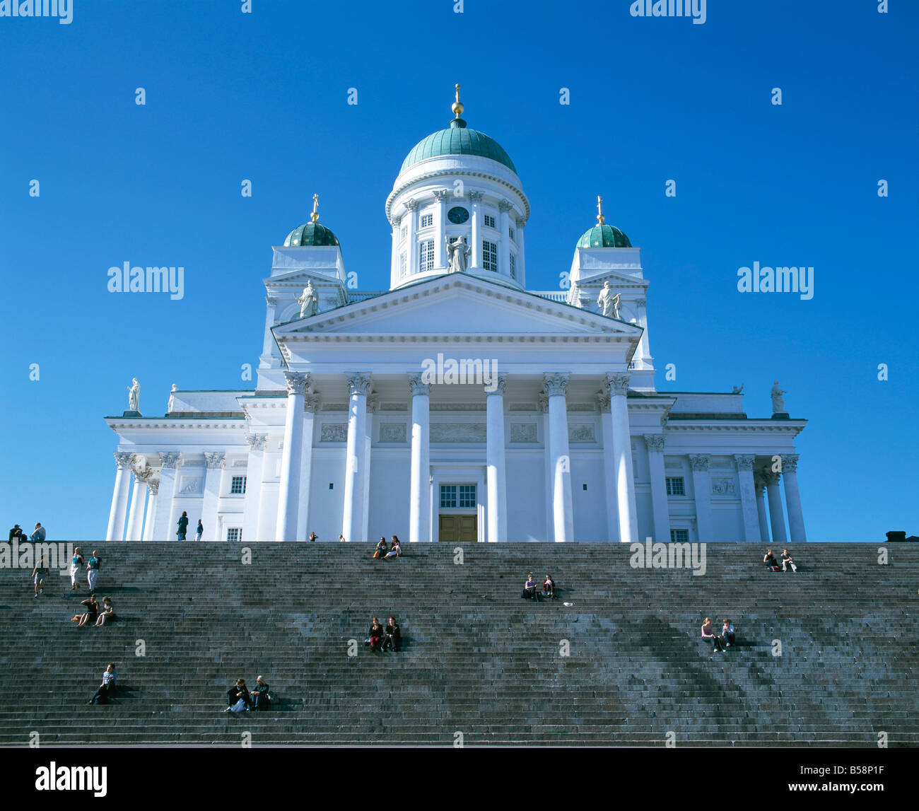 Evangelische christliche Kathedrale Helsinki Finnland Skandinavien Europa Stockfoto