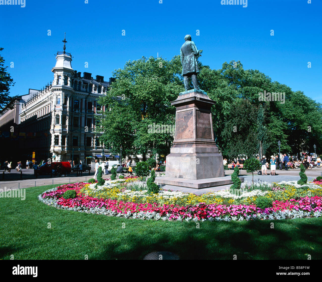 City Center Park im Sommer Helsinki Finnland Skandinavien Europa Stockfoto