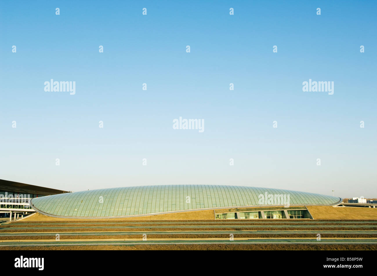 Sunway Bahnhof Gebäude am Beijing Capital Airport Teil, Peking, China Stockfoto