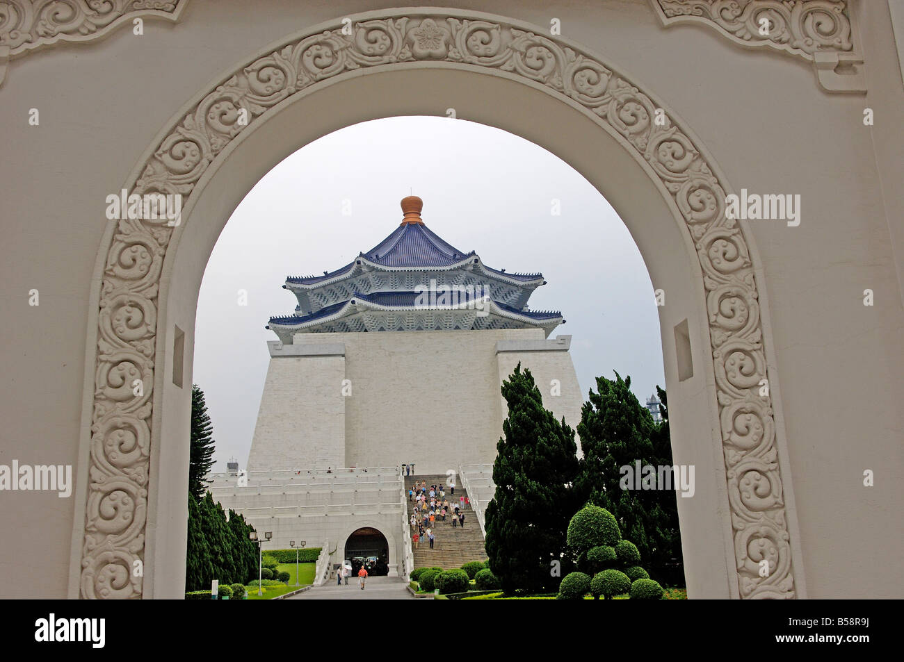 Chiang Kai Shek Memorial Hall in Taipeh, Taiwan, Republik China Stockfoto