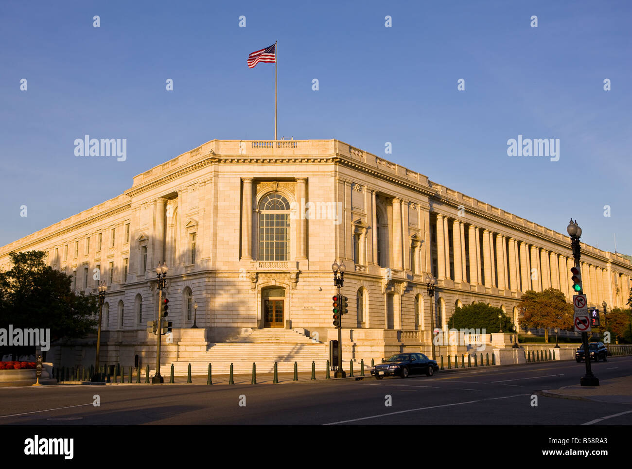 WASHINGTON DC USA Russell Senat Büro Buidling Stockfoto
