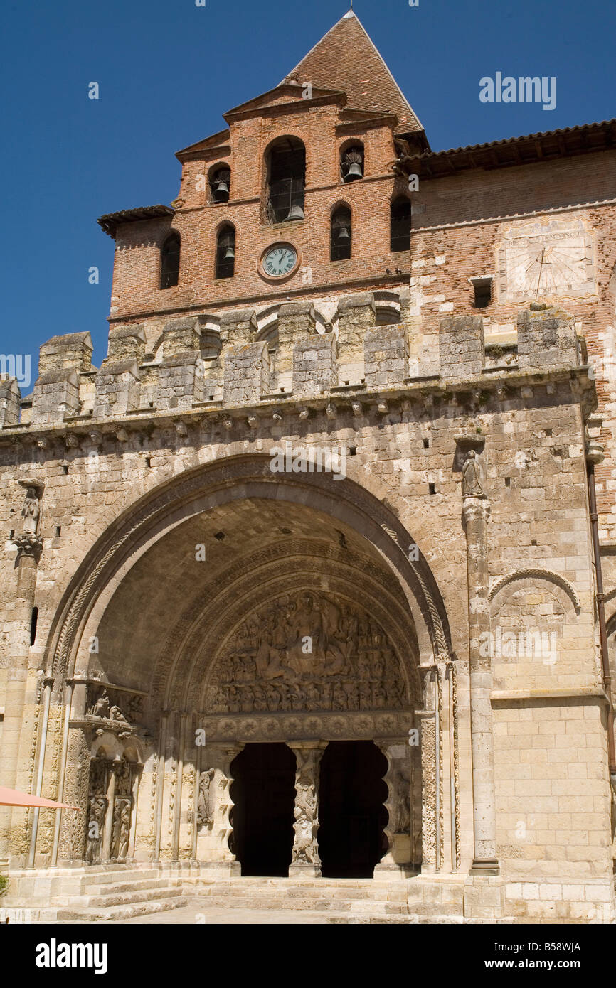 Moissac Abtei Tarn et Garonne Midi-Pyrenäen Frankreich Europa Stockfoto