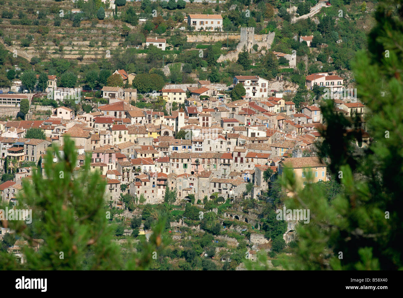 Peille, Provence, Cote d ' Azur, Frankreich, Europa Stockfoto