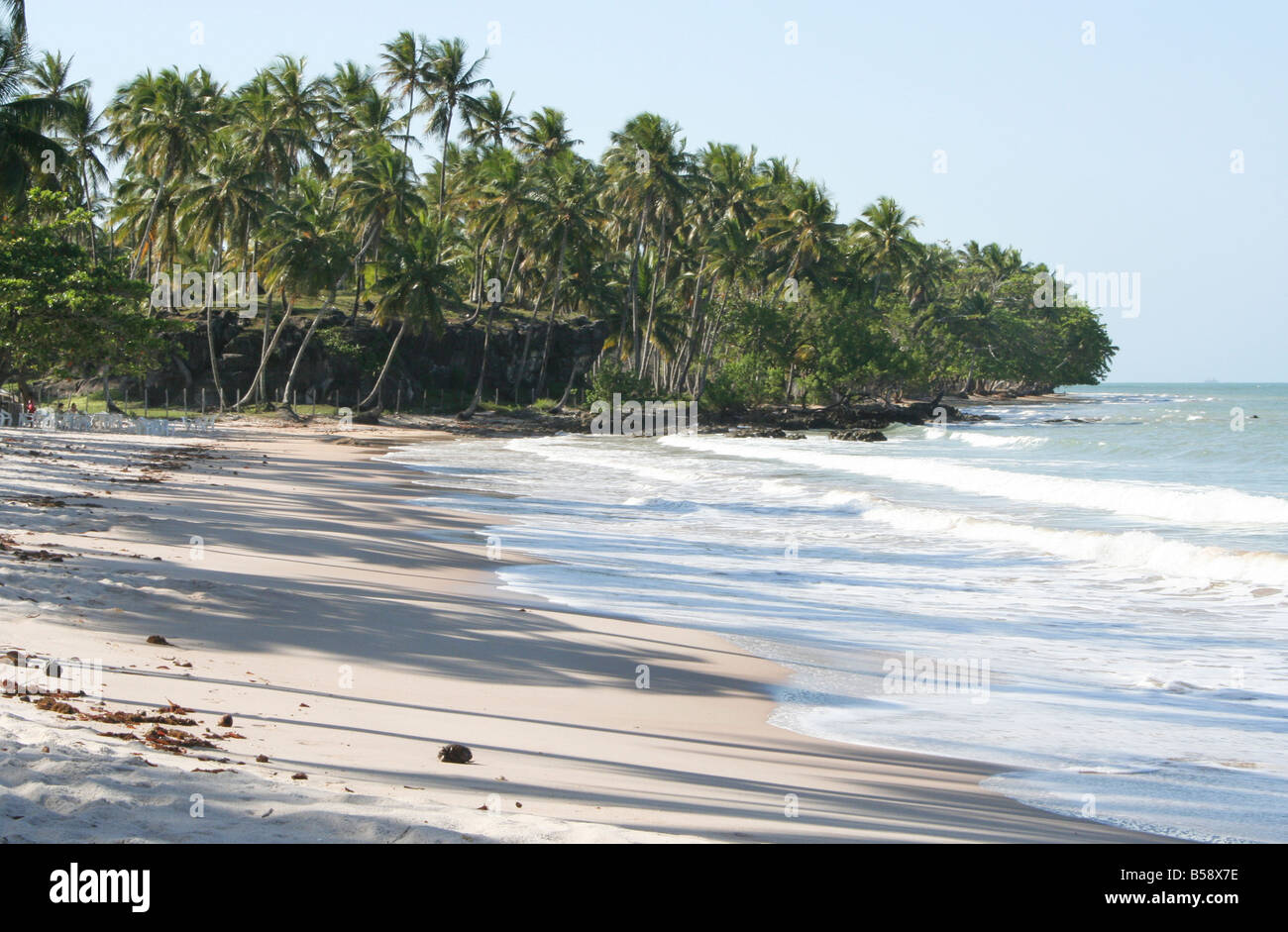 Leer in brasilianischen Strand Insel Boipeba, Provinz Bahia, Brasilien, Südamerika Stockfoto