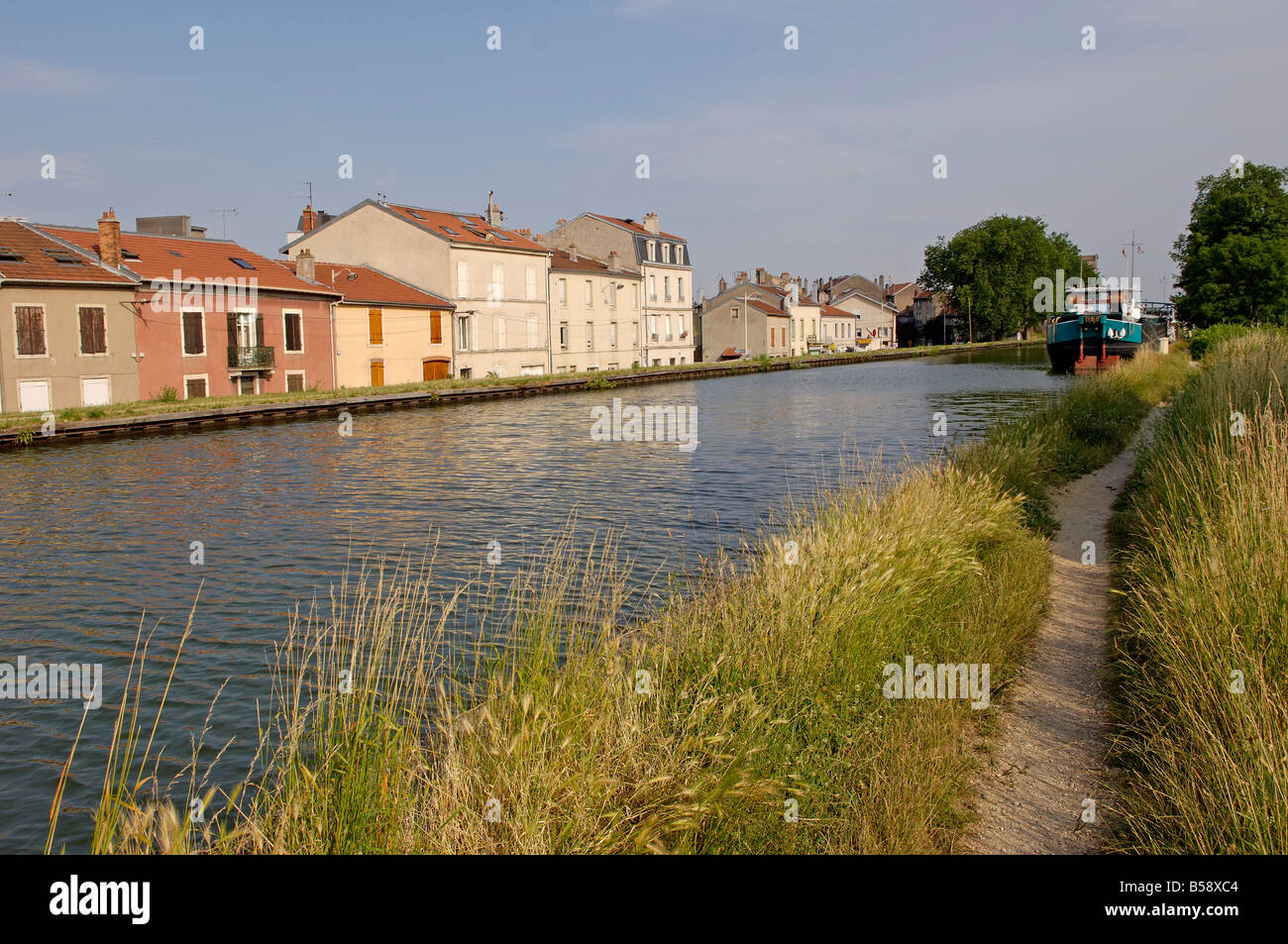 Canal De La Marne au Rhin, Nancy, Meurthe et Moselle, Lothringen, Frankreich, Europa Stockfoto