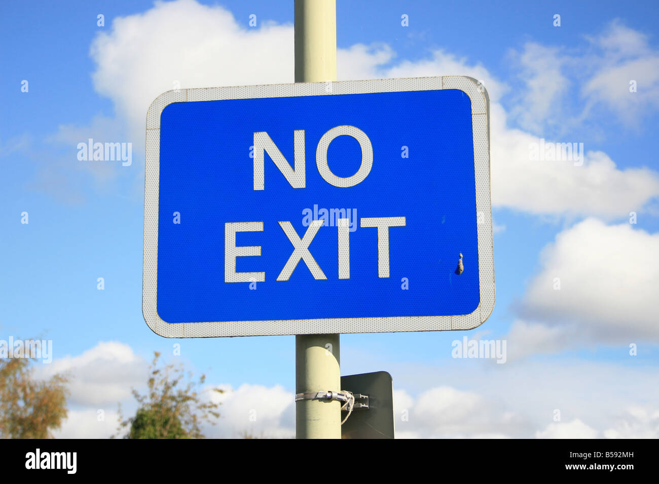 NO EXIT Stockfoto