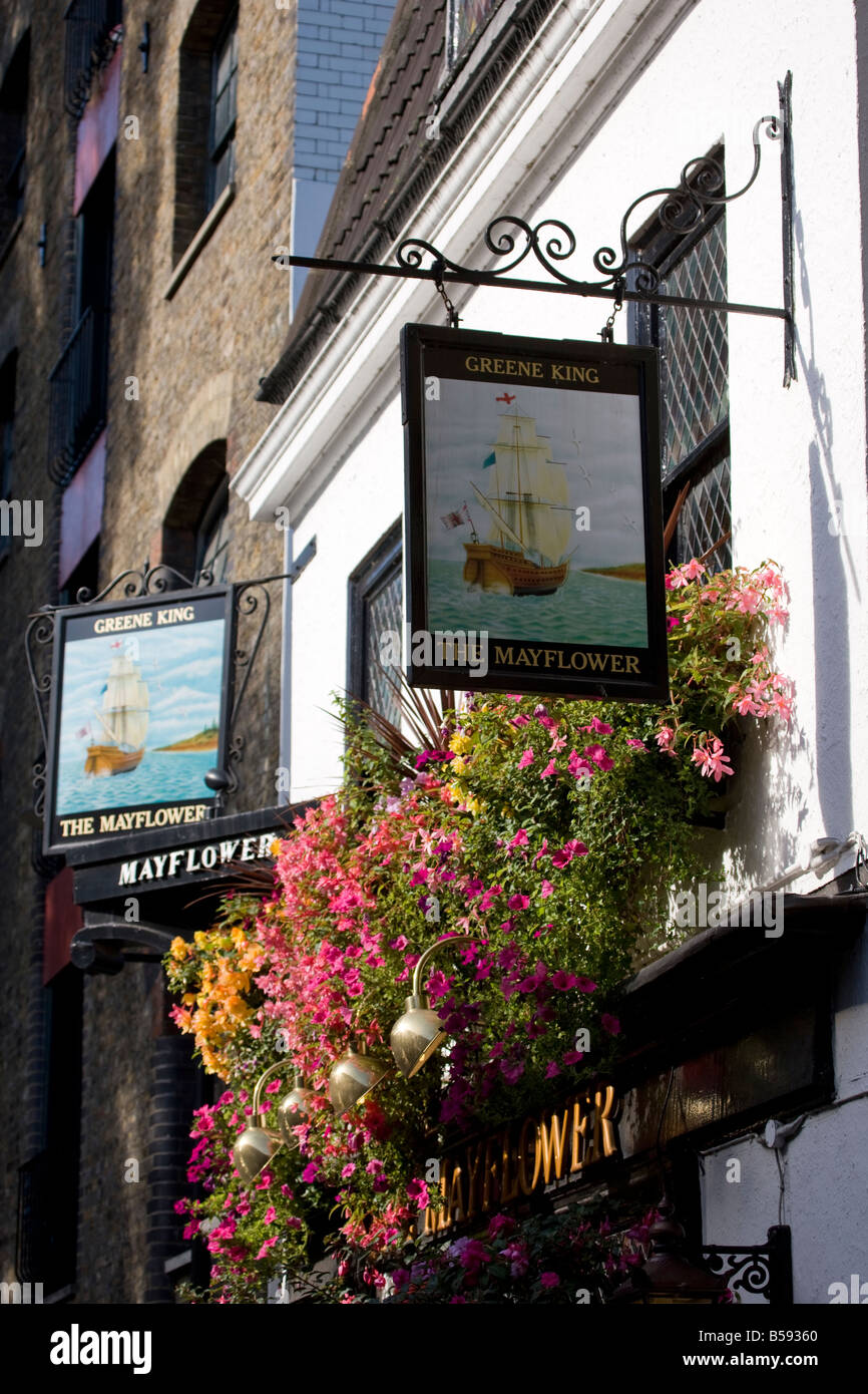 Das Mayflower Public House Rotherhithe London Stockfoto