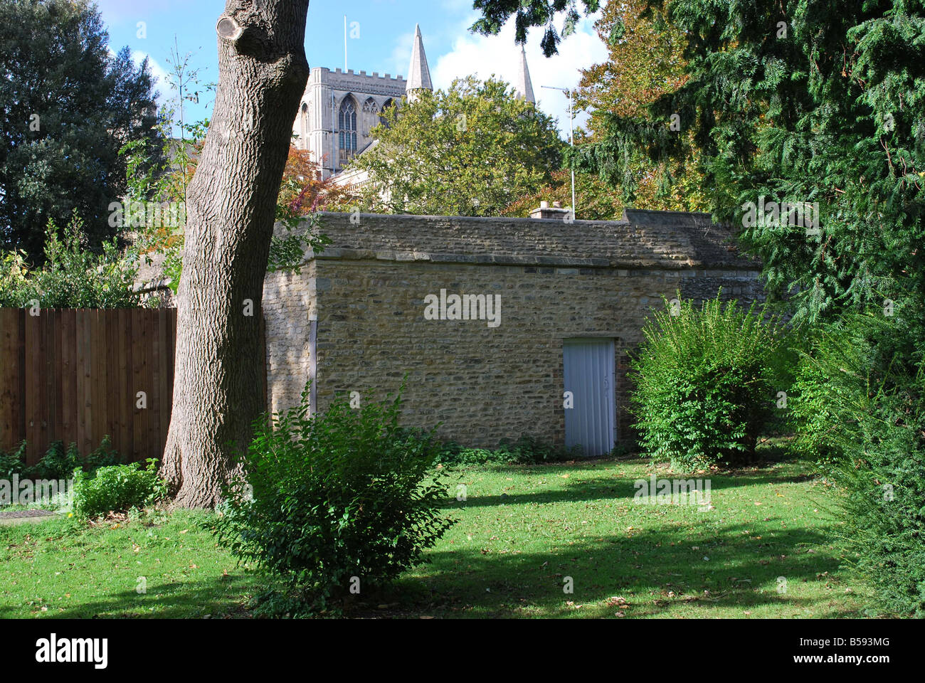 Geheimer Garten Stockfoto