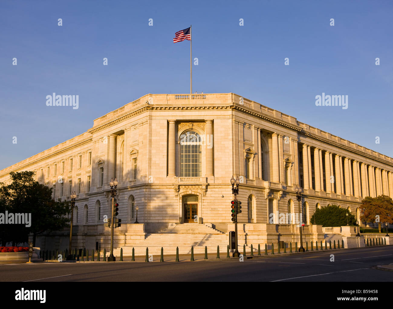 WASHINGTON DC USA Russell Senat Büro Buidling Stockfoto