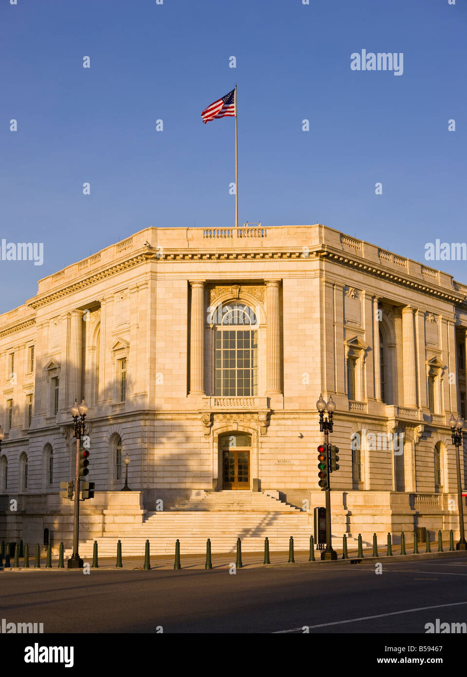 WASHINGTON DC USA Russell Senat Büro Buidling Stockfoto