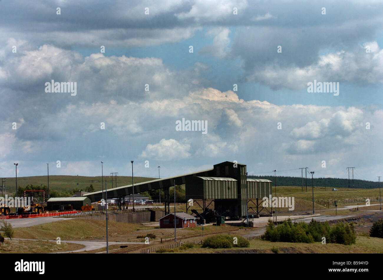 Europa s größte Tagebau Projekte in Süd-Wales der Court of Appeal fortfahren können hat die Waliser Versammlung beschlossen. Stockfoto