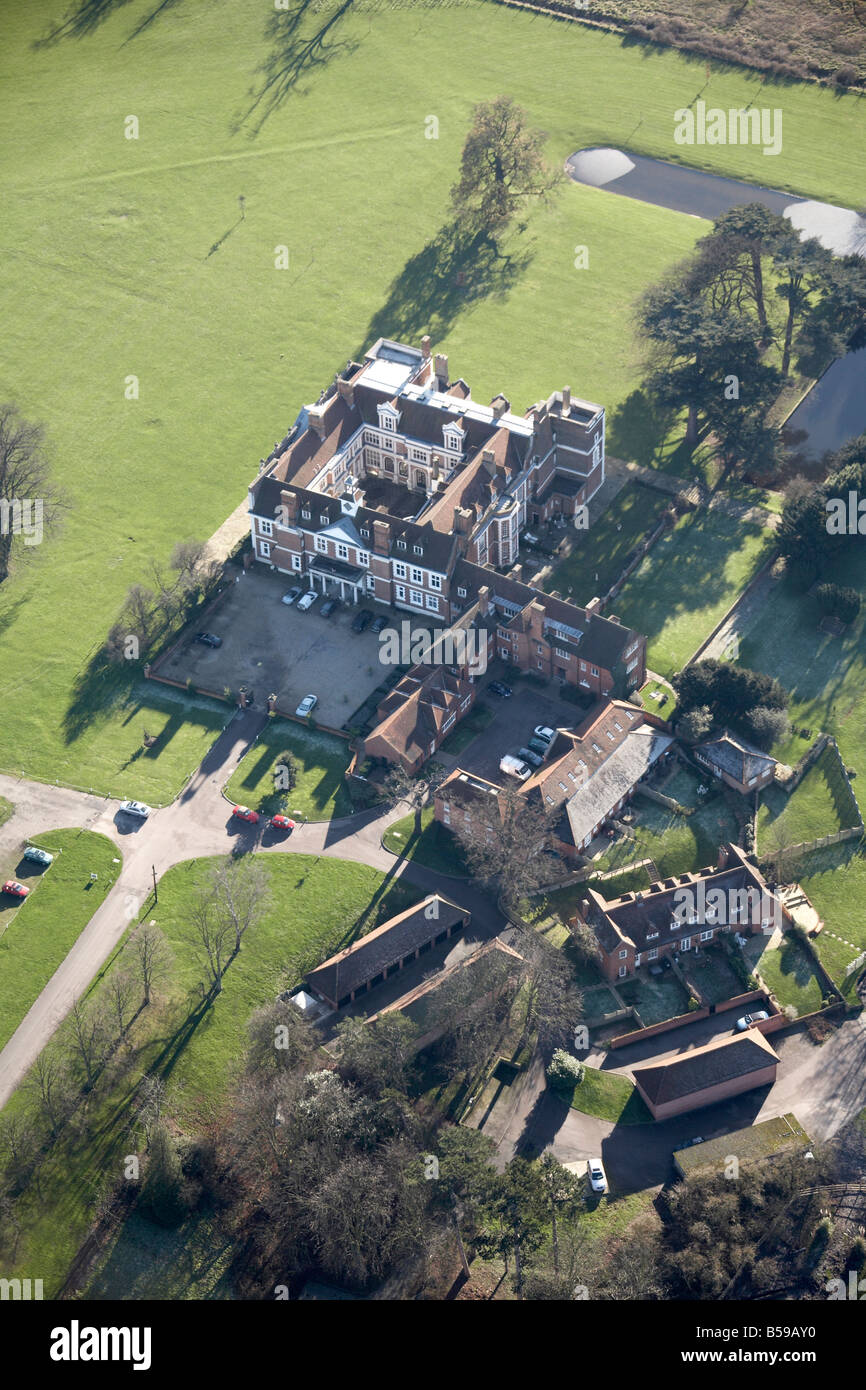 Luftbild Südosten Landsitz beherbergt Romford Epping Forest Essex RM4 England UK Stockfoto