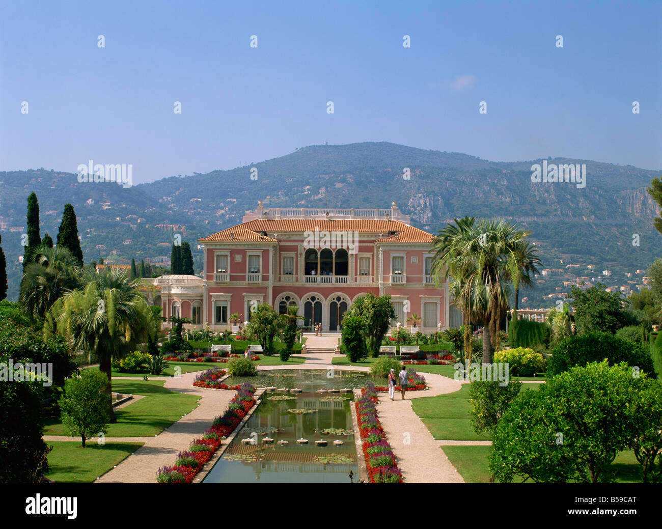Musee Ephrussi de Rothschild und Gärten Cap Ferrat Cote d Azur Provence Frankreich Europa Stockfoto