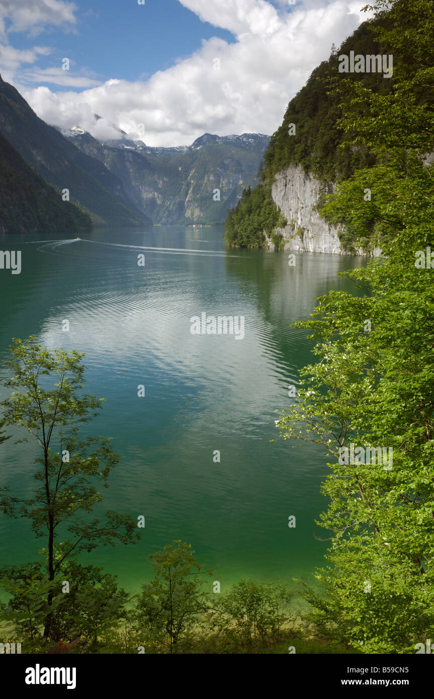 Info, Berchtesgadener Nationalpark, Bayern, Deutschland Stockfoto