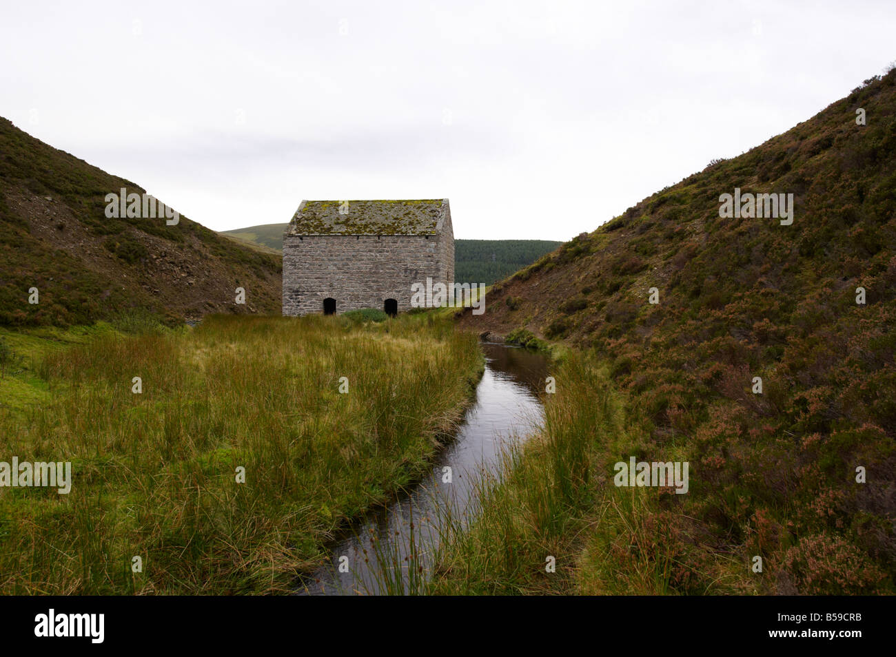 Auch der Lecht - Lecht Mine auf die A939 Schottland, Vereinigtes Königreich Stockfoto