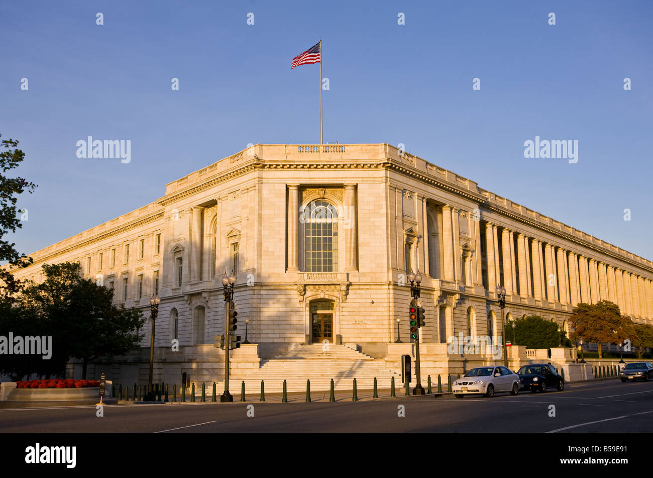 WASHINGTON DC USA Russell Senat Büro Buidling Stockfoto
