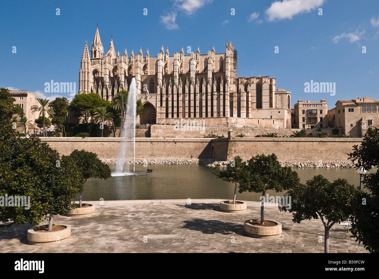 Palma Cathedral, Palma, Mallorca, Spanien. Auch bekannt als Kathedrale La Seu Stockfoto