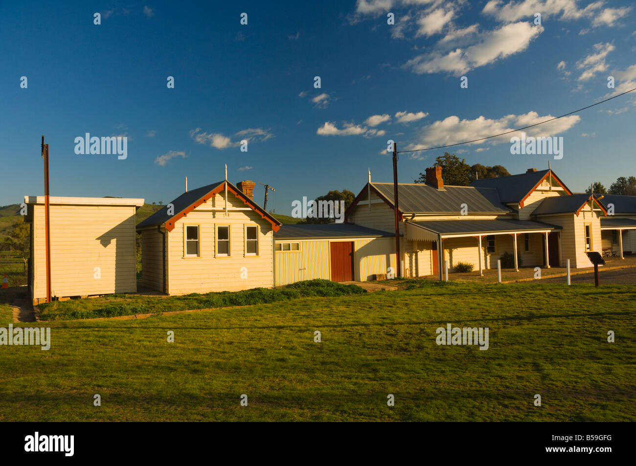 Alten Railway Station, Gundagai, neue South Wales, Australien, Pazifik Stockfoto