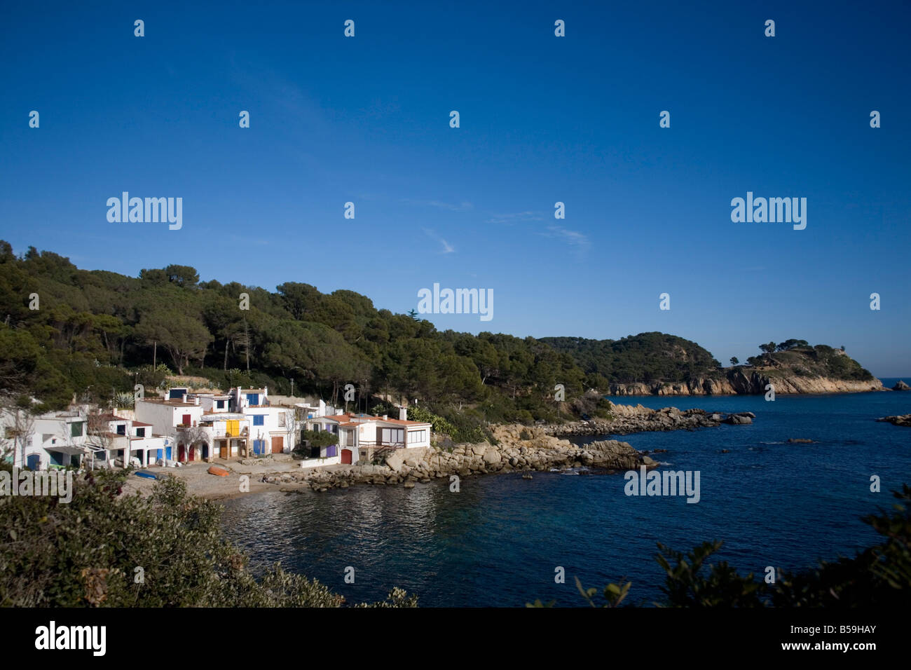 La Fosca auf Cami de Ronda Costa Brava in Spanien Stockfoto