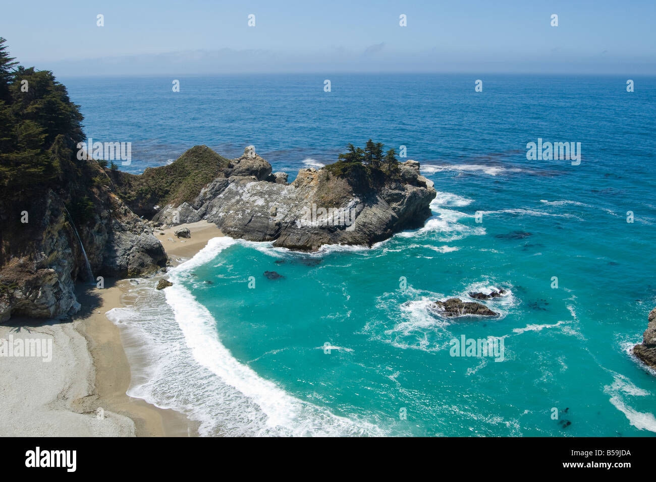 Julia Pfeiffer Burns State Park in Big Sur, Kalifornien, USA Stockfoto