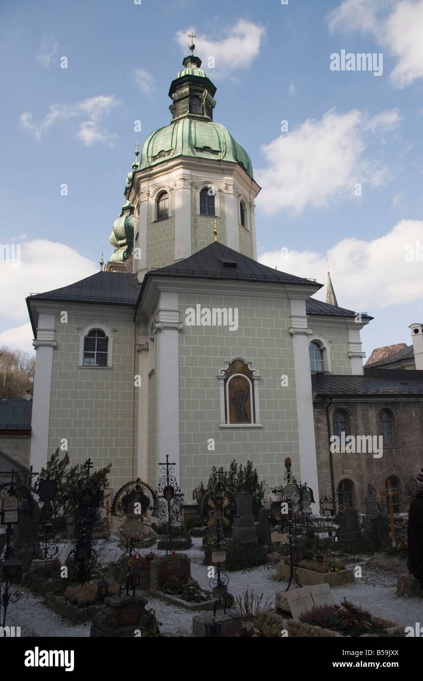 Rückseite des St.-Petri Kirche, Salzburg, Österreich, Europa Stockfoto