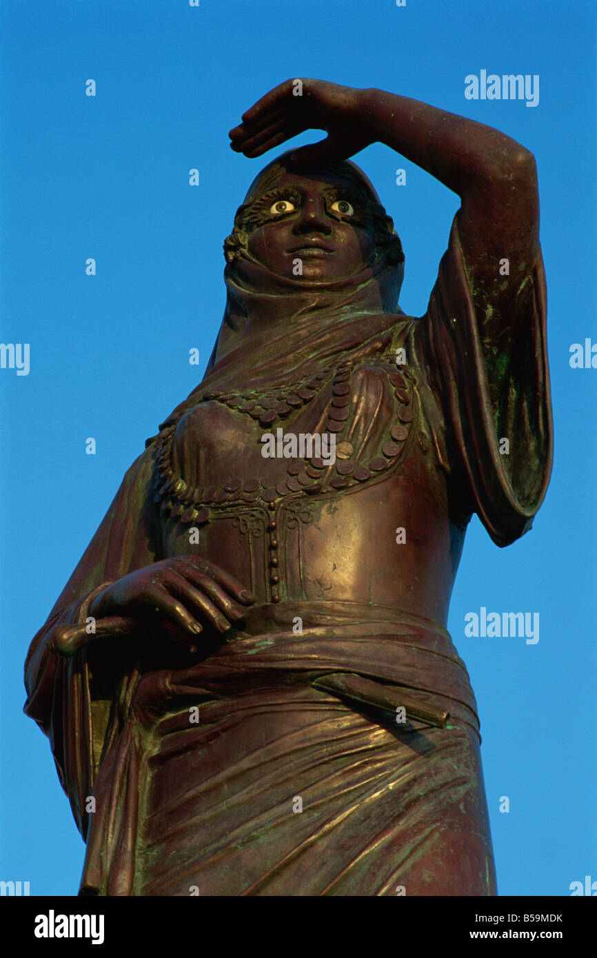 Statue von Boubolina Spetse griechische Inseln Griechenland Europa Stockfoto