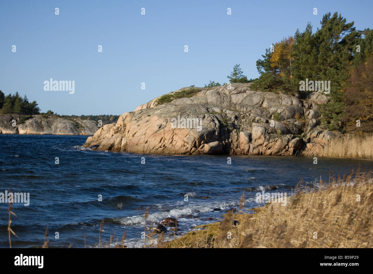 die West-Küste von Schweden Stockfoto