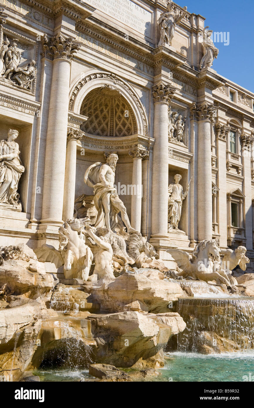 Trevi-Brunnen, Piazza di Trevi, Rom, Italien Stockfoto