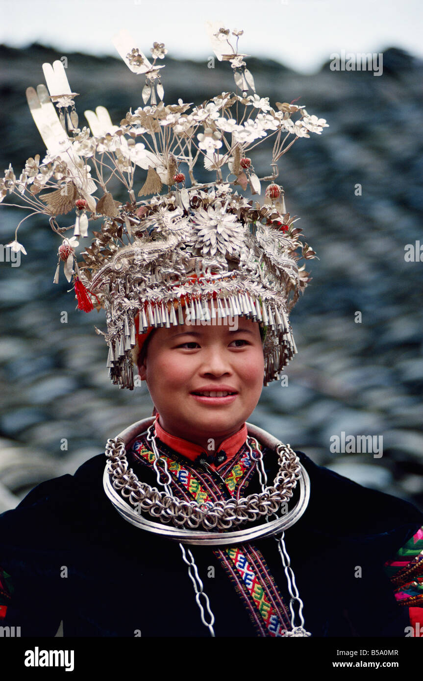 Miao Braut Taigong China G Corrigan Stockfoto