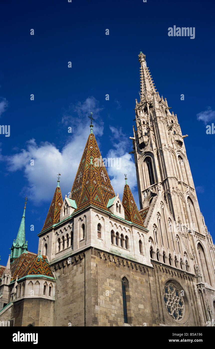 Matthiaskirche Budapest Ungarn Europa Stockfoto