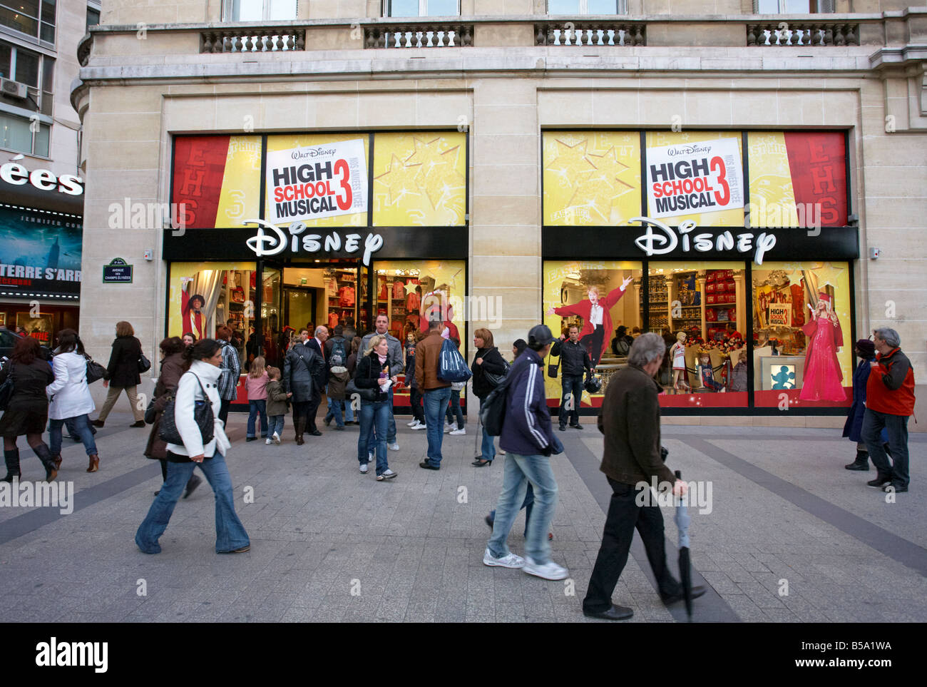 Disney Store in Champs Elysees in Paris Frankreich Stockfoto