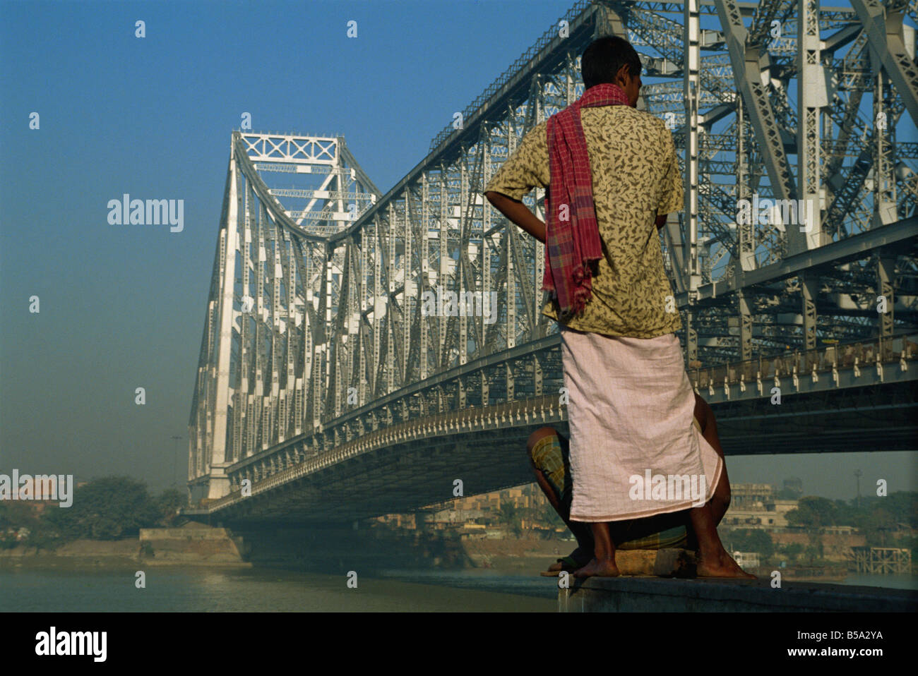 Howrah Brücke, Kolkata, Westbengalen Zustand, Indien Stockfoto
