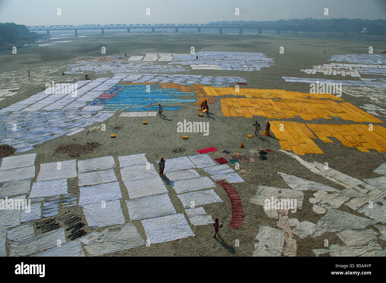 Yamuna Fluß, Agra, Uttar Pradesh Zustand, Indien, Asien Stockfoto