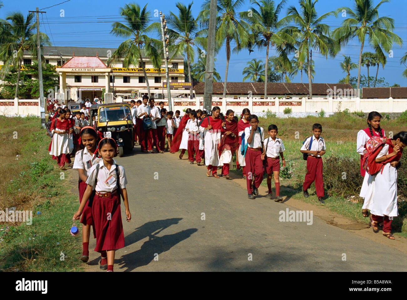 Gute Schule, Bundesstaat Kerala, Indien Stockfoto