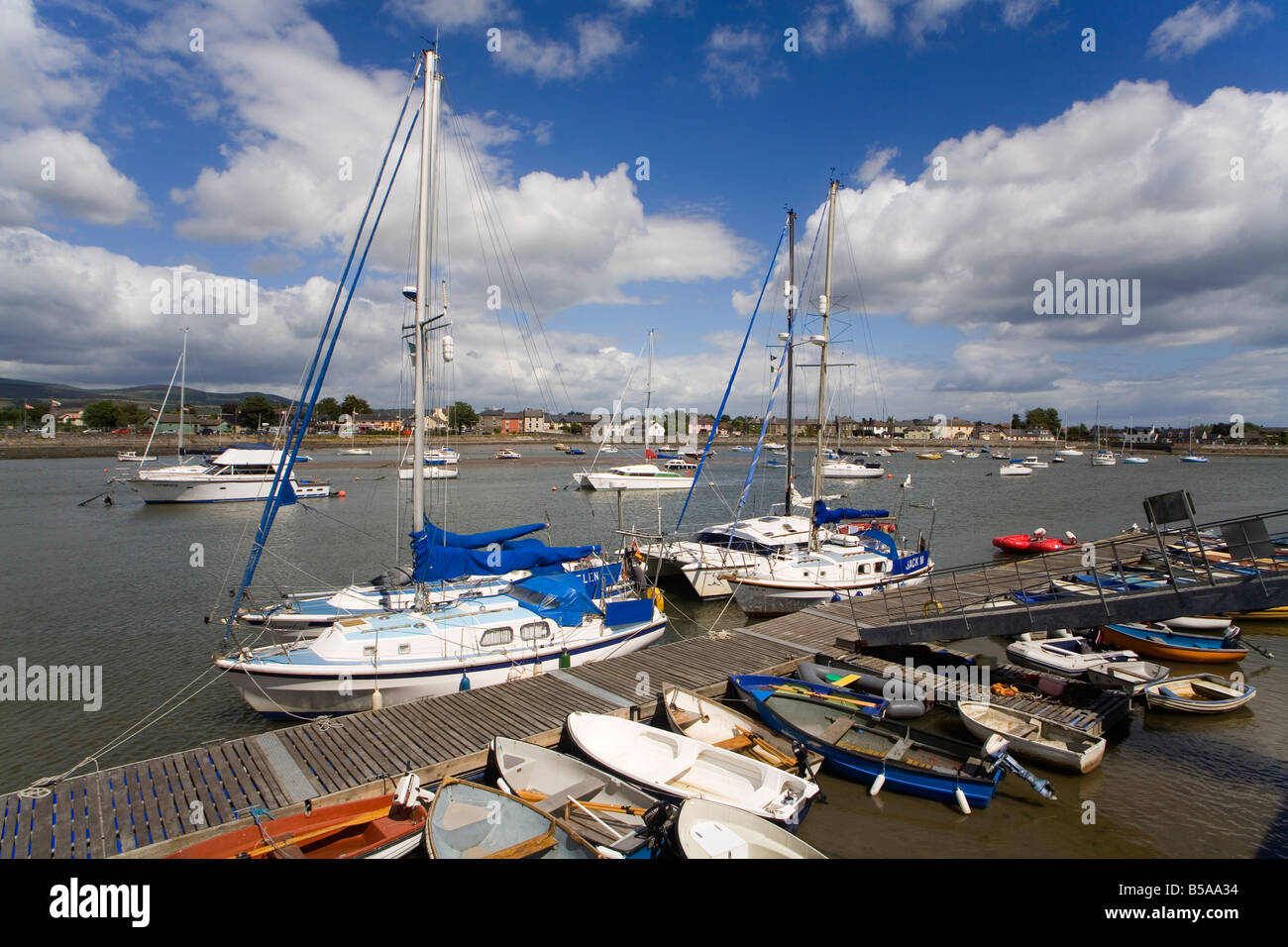 Hafen von Dungarvan, County Waterford, Münster, Republik Irland, Europa Stockfoto