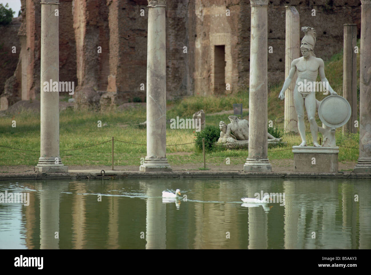Hadrians Villa, UNESCO-Weltkulturerbe, Tivoli, Lazio, Italien, Europa Stockfoto
