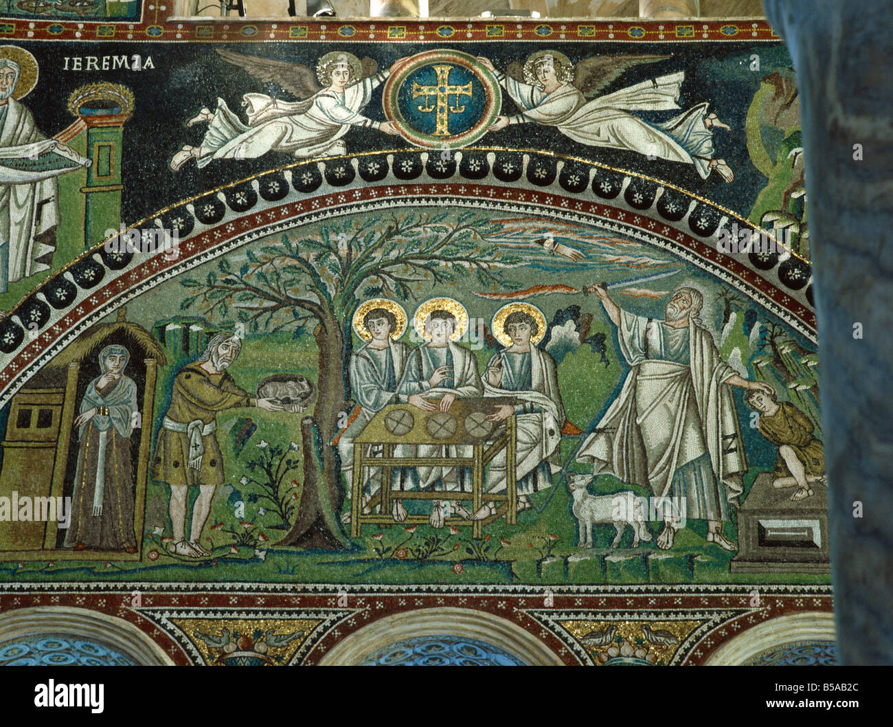 Mosaics In Basilica San Vitale Stockfotos Mosaics In