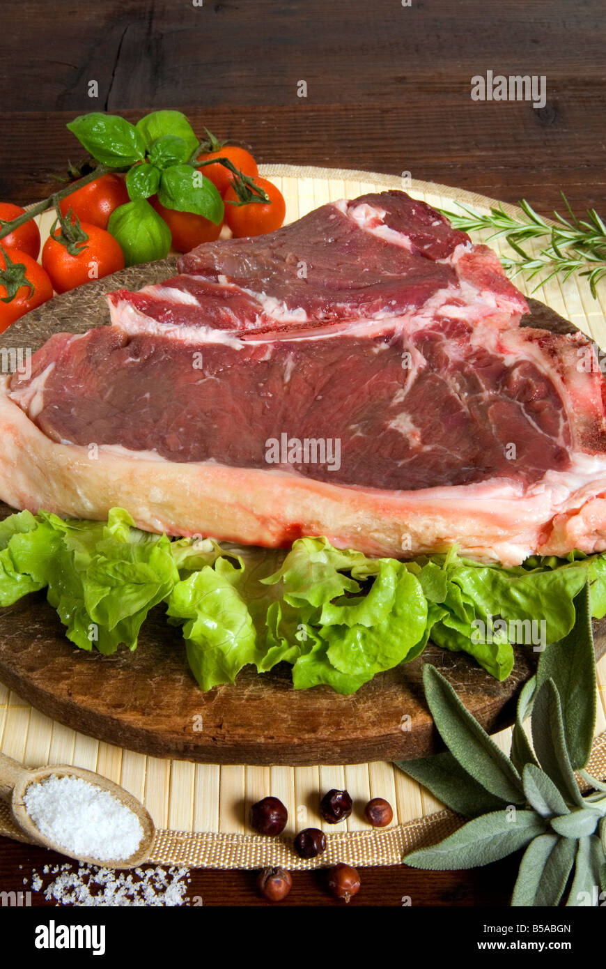 Florentiner Steak, Toskana, Italien, Europa Stockfoto