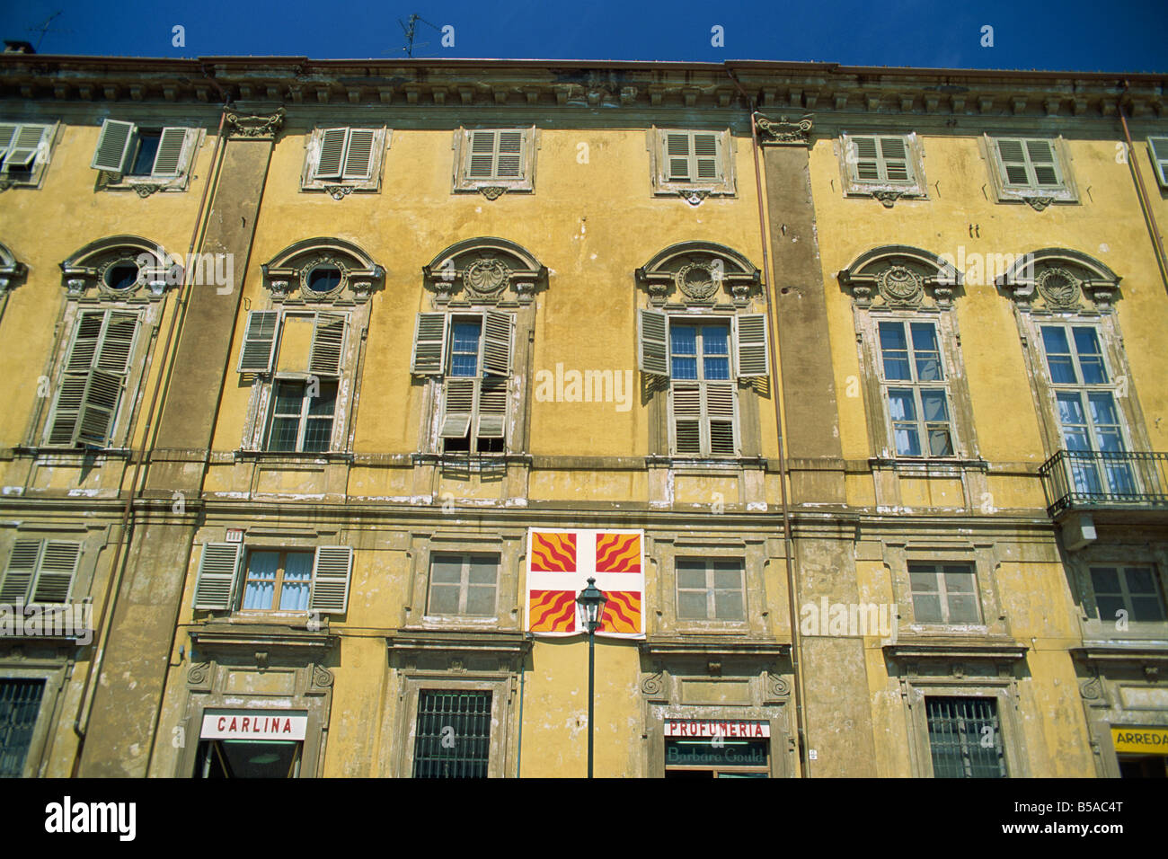 Die alte Stadt, Piazza Carlo Emanuele II, Turin, Piemont, Italien, Europa Stockfoto