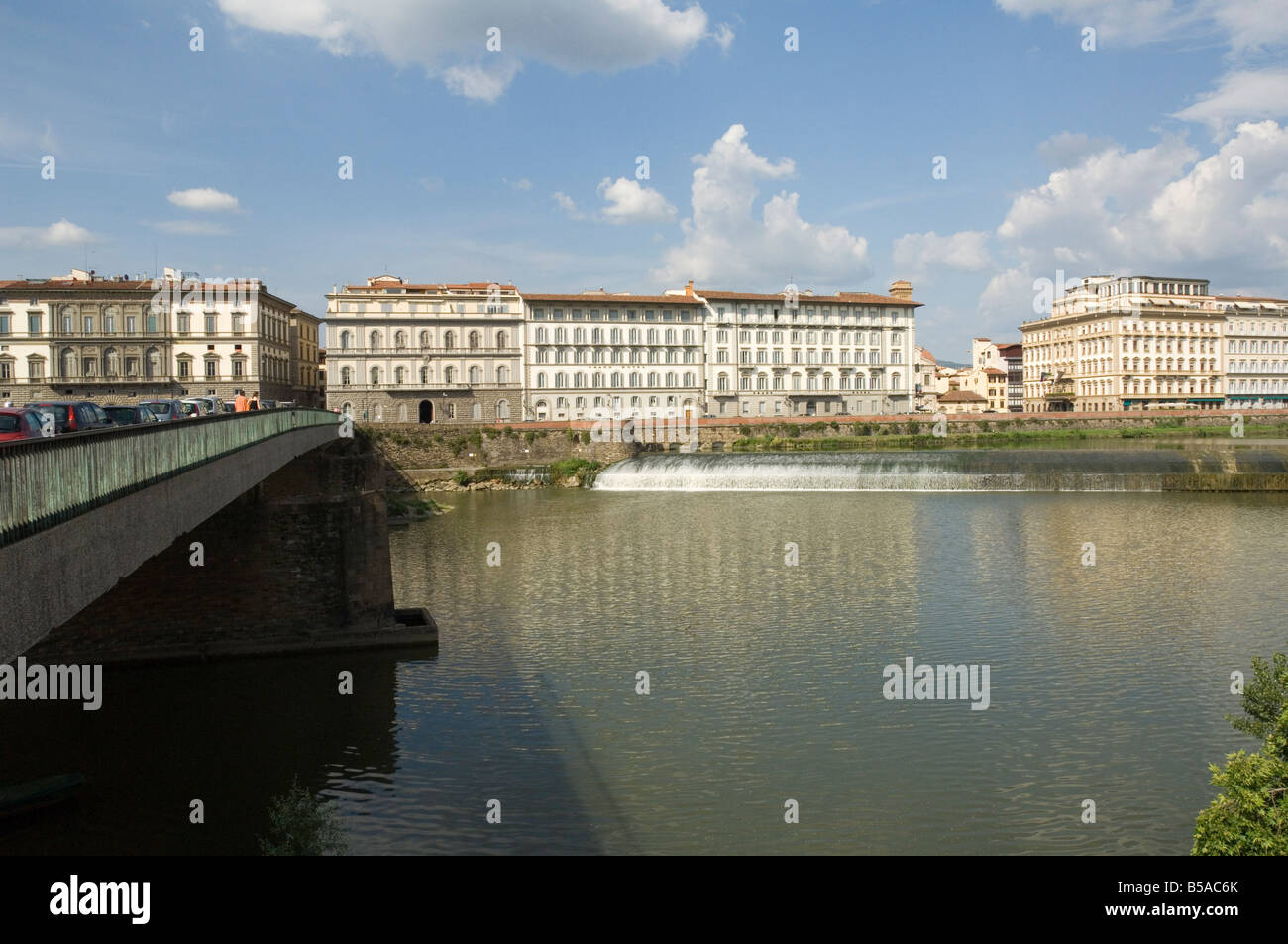 Fluss Arno, Florenz (Firenze), Toskana, Italien, Europa Stockfoto