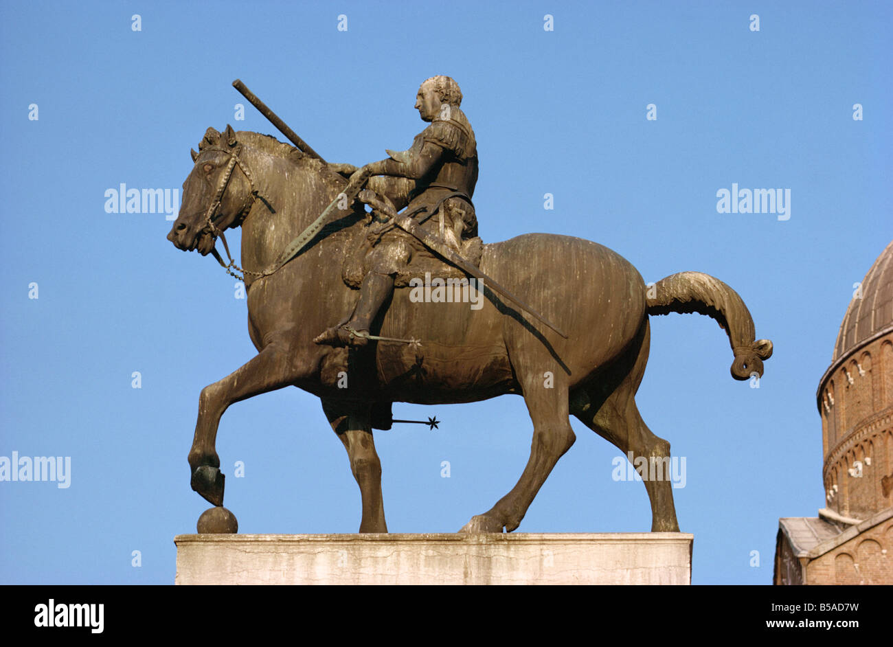 Donatello s Gattamelata Padua Veneto Italien Europa Stockfoto