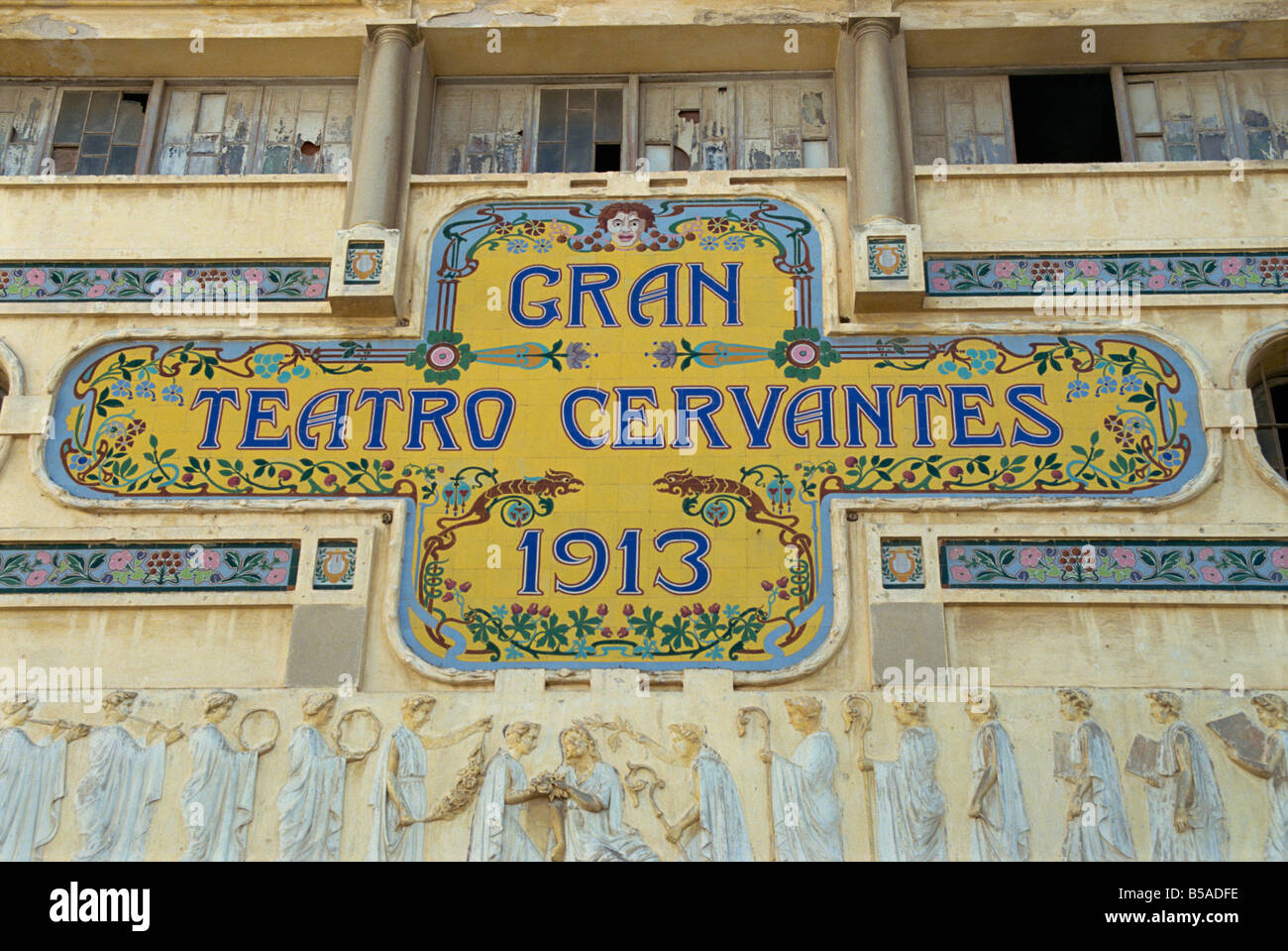 Cervantes-Theater aus dem Jahre 1913, Tanger, Marokko, Nordafrika, Afrika Stockfoto