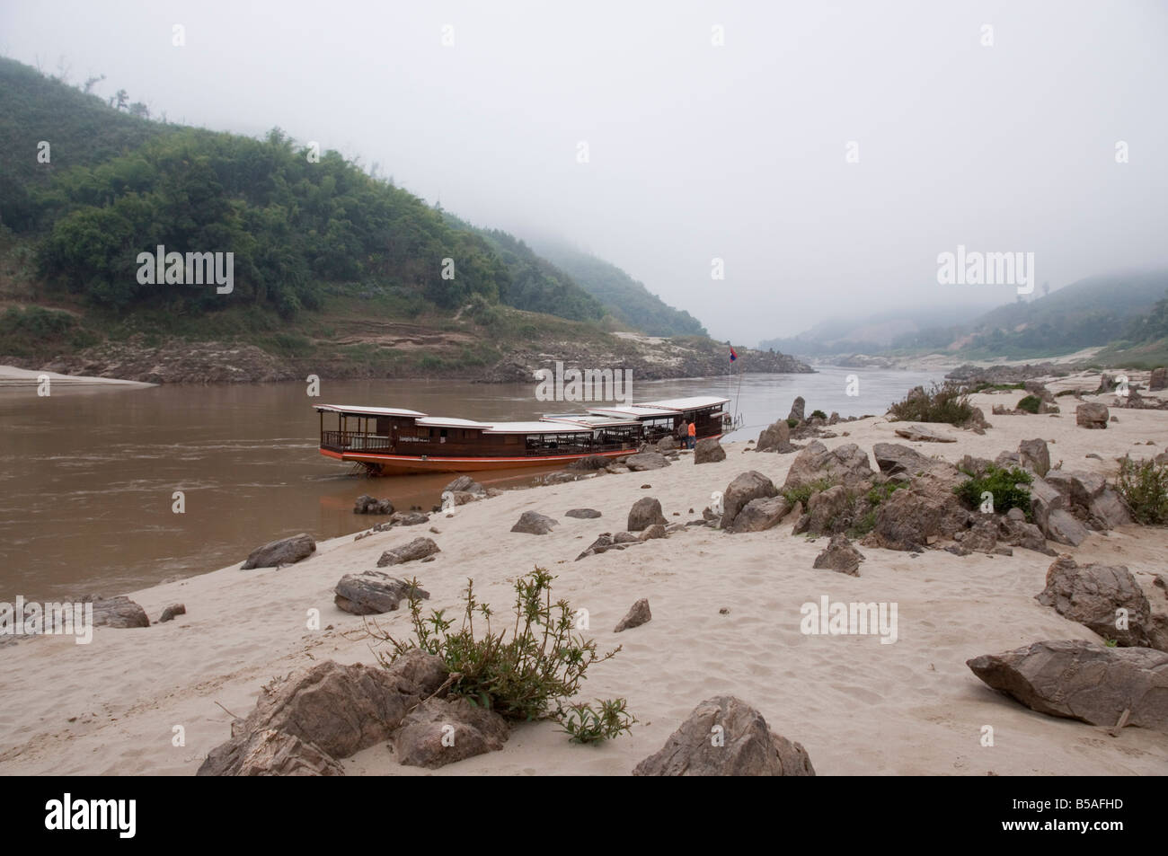 Mekong-Fluss, Laos, Indochina, Südost-Asien Stockfoto