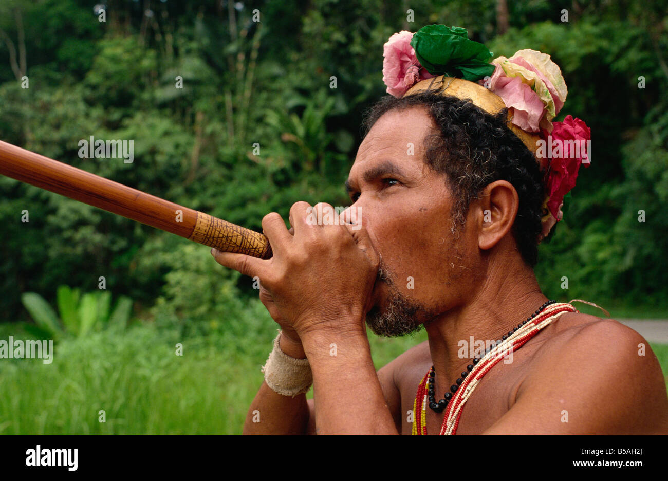 Orangasli Dorf Malaysia Südost-Asien Asien Stockfoto