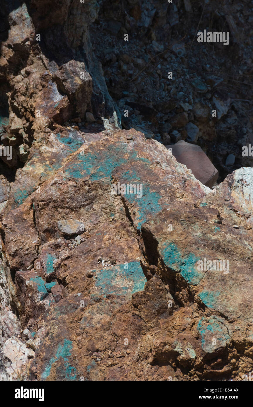 Kupfer in alten Naht mir bei Pozos, in der Nähe von San Miguel, Mexiko, Nordamerika Stockfoto