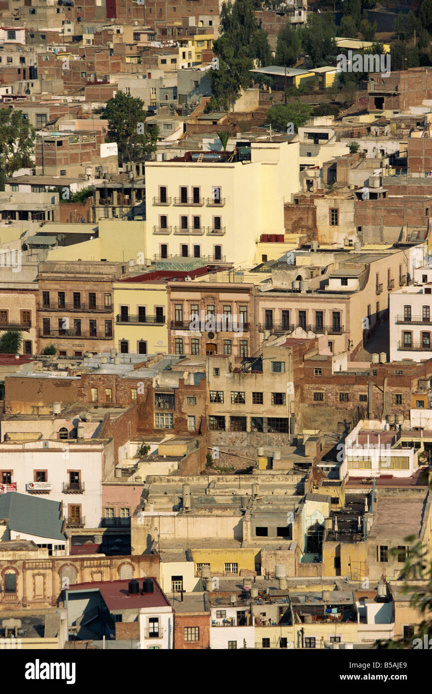 Gebäude in Zacatecas, ein Bergbaustadt und Hauptstadt des Bundesstaat Zacatecas, Mexiko, Nordamerika Stockfoto